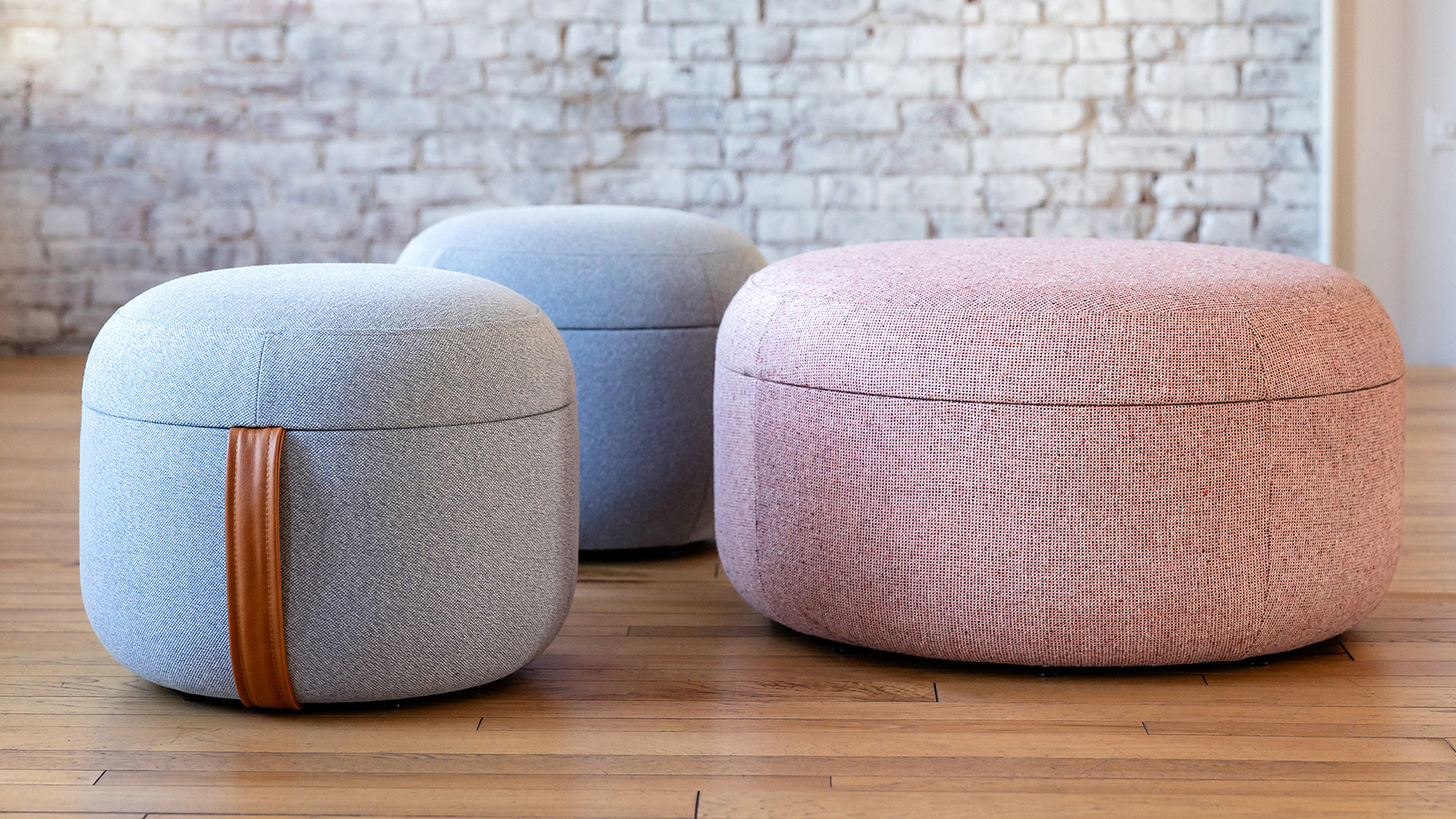 Dotti pouf and ottomans