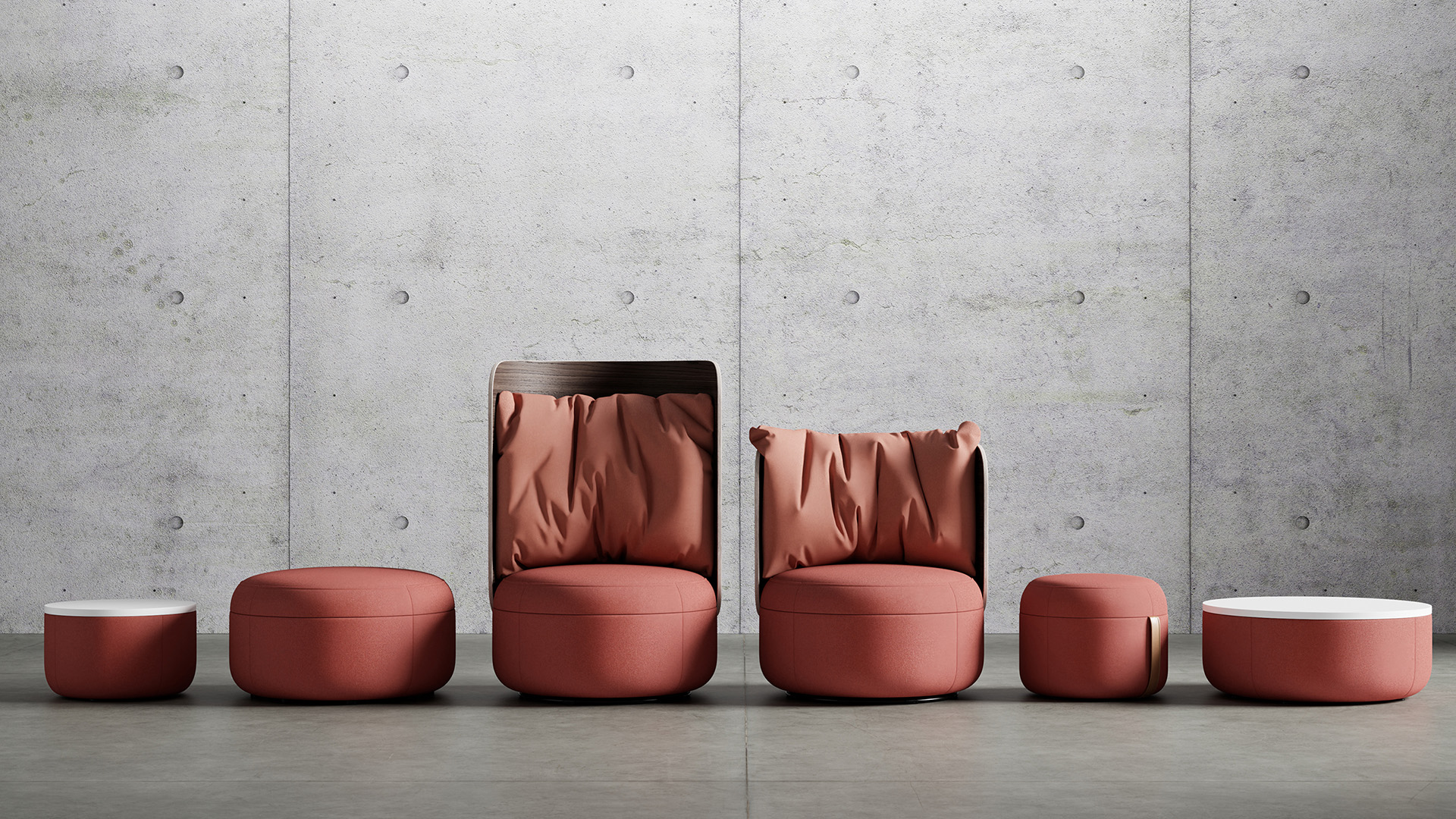 Dotti lounge collection by Union Design